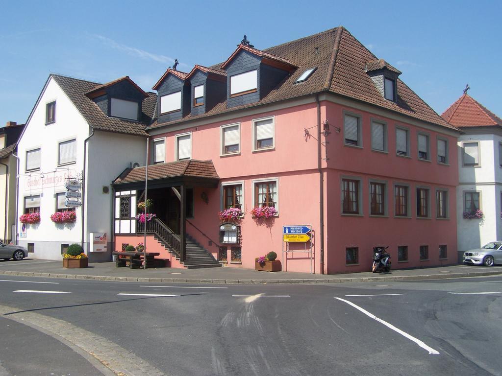 Hotel Schwarzes Ross Schwarzach am Main Eksteriør billede